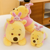 Nouveau porte-clés en peluche dessin animé, rembourrage en coton, poupée douce et confortable pour enfants, apaisante pour le sommeil des bébés