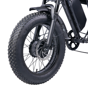 จักรยานไฟฟ้าแบบอ้วน 30 ไมล์ต่อชั่วโมง 60V 30Ah 2000W <span class=keywords><strong>7</strong></span> สปีด ยางอ้วนขนาด 20*4 นิ้ว พร้อมเบรกไฮดรอลิกดิสก์เบรก มอเตอร์คู่ จักรยานไฟฟ้าวิบาก - Product Image 6