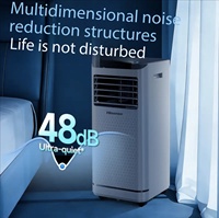 Aire Acondicionado Portátil Hisense de 12000 BTU, Eléctrico, Silencioso, de Bajo Consumo, con Función de Calefacción y Refrigeración, con Ruedas, para Sala de Estar