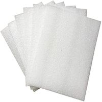 Feuilles de mousse EPE blanche de 1 à 5 mm, polyéthylène basse densité, matériau de protection et d'amortissement pour l'emballage