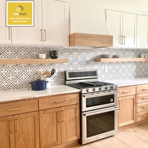 CBMmart Cucine Moderne Americane Stile Shaker Australiano Bicolore in Legno Massello Lusso <span class=keywords><strong>2</strong></span> Pac Laccato con Isola - Product Image 1