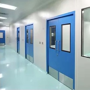 Portes d'alarme d'urgence résistantes au feu <span class=keywords><strong>de</strong></span> <span class=keywords><strong>90</strong></span> minutes Portes <span class=keywords><strong>de</strong></span> salle d'opération <span class=keywords><strong>de</strong></span> clinique hospitalière <span class=keywords><strong>Porte</strong></span> en acier hermétique pour usage intérieur - Product Image 2
