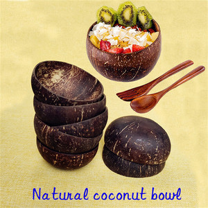 Petit Bol De Noix Coco Amicale Ustensiles Cuisine Bols A Avec vaso Poignee En Bois Hetre Jumbo Naturel Bowl <span class=keywords><strong>La</strong></span> Ecologique - Product Image 3