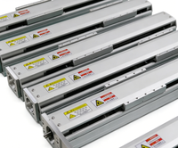Actionneur linéaire à vis à billes CNC KHMOS HYS100-L10-BC-S, moteur, charge 50 kg, course 1000 mm, double rail de guidage, roulement antirouille