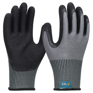Guantes anticorte Xingyu con revestimiento de nitrilo HPPE, clase E de resistencia al corte, para la industria de la construcción - Product Image 2