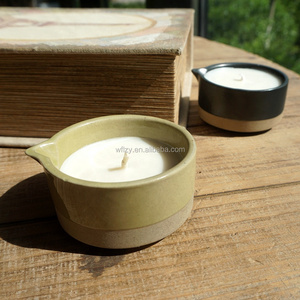 Bougies naturelles de Massage faites à la main, huile chaude, Sexy, pour Massage corporel, <span class=keywords><strong>Spa</strong></span>, avec pot en céramique - Product Image 5