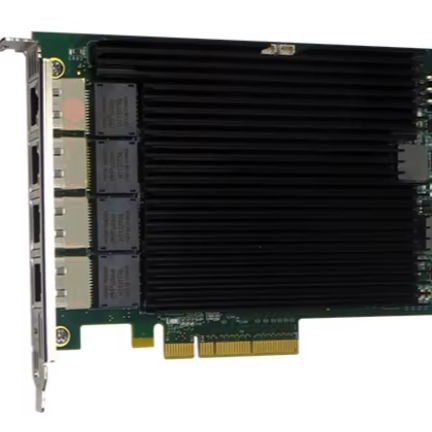 High Performance Quad Port 10G Base-T Ethernet Server Adapter PCIe V3.0 X8 RJ45 Network Interface Card for Data Center