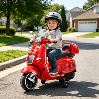 Moto électrique pour enfants 12V HT 1383-2A avec phare LED, roues d'apprentissage, télécommande et démarrage progressif – Vente en gros