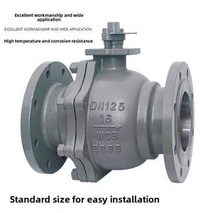 วาล์ว Q41H/W-16C/P DN150 แบบหน้าแปลน ซีลแข็ง ลูกบอลลอย ตัวเรือนสแตนเลส ควบคุมด้วยมือ สำหรับน้ำมันร้อนในท่อส่ง - Product Image 5