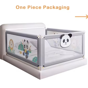Barandilla de Seguridad Plegable para Cama de Bebé, Barrera Protectora Transpirable a Prueba de Niños para Cuna - Product Image 1