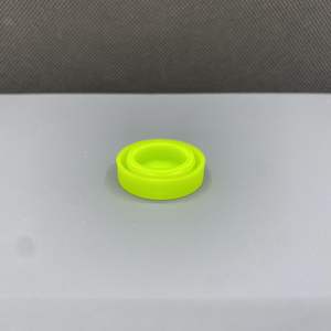 Bocaux en verre borosilicate haute résistance 6 ml avec couvercles en silicone, design à parois droites sans col, pour baume à lèvres, mini pot - Product Image 5