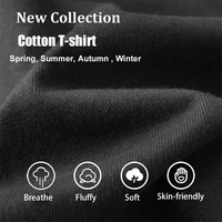 T-shirt de sport ajusté pour homme, respirant, avec logo personnalisé, 100% coton, manches courtes, couleur unie