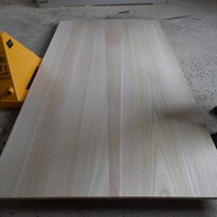 Panneaux de bois massif en paulownia pour l'artisanat, vente en gros, directement de l'usine, panneaux de bois à joint droit pour les fabricants de meubles et de cercueils