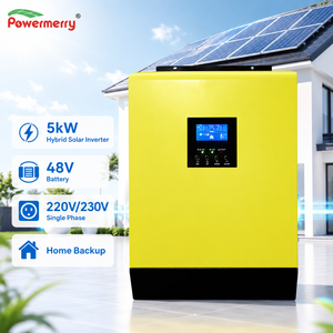 5kW Hybrid Solar <b>48V</b> <b>Battery</b> 220V 230V Single Phase Pure Sine Wave for European Home Energy Storage Backup System Use - Product Image 1