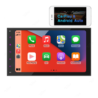 Écran tactile IPS universel de 9 pouces, Bluetooth, WiFi, navigation, CarPlay sans fil, Android Auto, autoradio Android pour Toyota