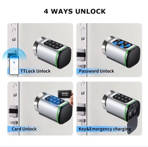 Chúng tôi tiêu chuẩn Lỗ mộng xi lanh khóa ttlock ứng dụng quản lý mật khẩu thời gian mã ANSI tiêu chuẩn deadlatch bế tắc hookbolt khóa thông minh - Product Image 6