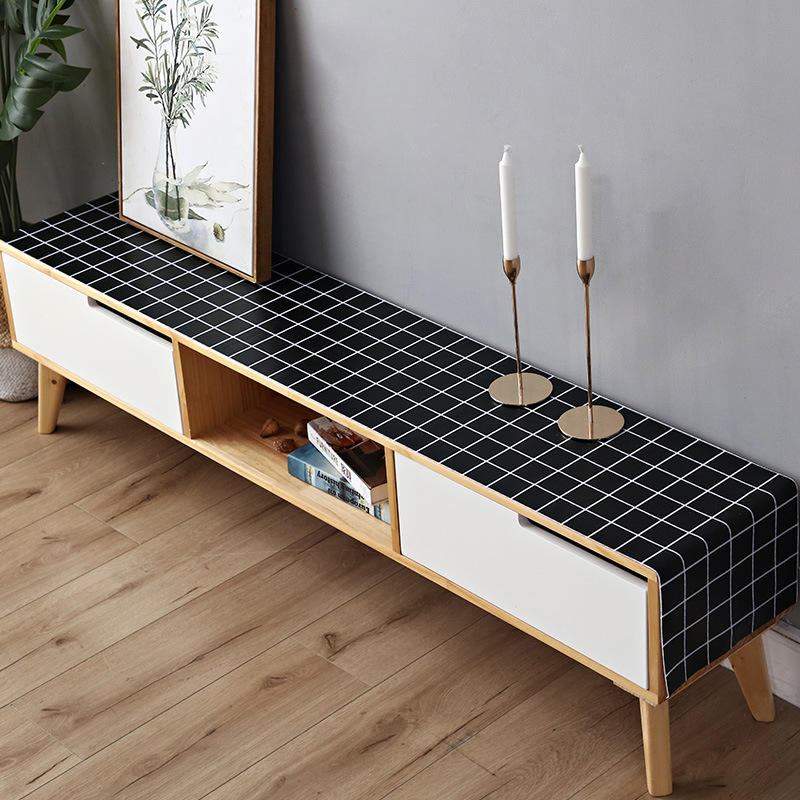 ลายตารางหมากรุกสีดำ