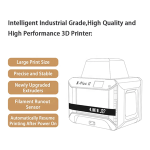 QIDI TECH - Impresora 3D X-plus 2 Mejorada, Grande, 270*200*200 mm, Inteligente, de Grado Industrial, Creality 3D - Product Image 5