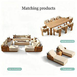 Ensemble <span class=keywords><strong>de</strong></span> canapés <span class=keywords><strong>de</strong></span> <span class=keywords><strong>jardin</strong></span> <span class=keywords><strong>de</strong></span> luxe minimalistes OEM/ODM, <span class=keywords><strong>en</strong></span> teck résistant aux intempéries et tressé <span class=keywords><strong>en</strong></span> corde, pour projets <span class=keywords><strong>de</strong></span> villas, hôtels et complexes hôteliers - Product Image 3