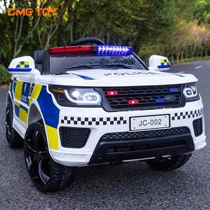 带遥控的儿童电动四轮驱动汽车可用于坐着的婴儿警车玩具车 - Product Image 4