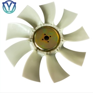 197-6548 1976548 Pale de ventilateur de moteur diesel de haute qualité, 4 trous, 9 pales, pièces de rechange pour excavatrice - Product Image 3