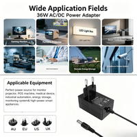 Adaptateur secteur MYIXI Kr Plug 5.24v 6.8a 36w 30w 240v 13v 2.5a 15v 2400ma Ac 50hz Dc Usbc 12v/3a(1m) jack 5.5mm X 2.5mm