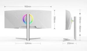 จอเกมมิ่ง LED 240Hz 4K โค้ง 38 นิ้ว อัลตร้าไวด์ จอภาพ LED 144Hz 2K พร้อมพอร์ต USB-C และ <span class=keywords><strong>VESA</strong></span> สำหรับเกมเมอร์ - Product Image 5