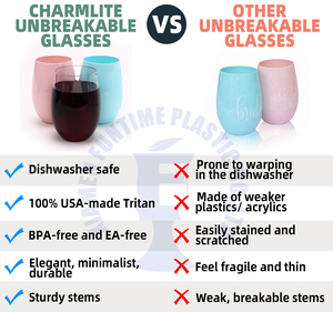6oz/9oz/12oz/14oz Striped <strong>Champagne</strong> Glass <strong>Pink</strong> Juice Glasses Shatterproof Plastic Stemless Ribbed WIne Glass - Product Image 3