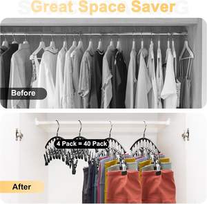 ที่แขวนกางเกงโยคะแบบโลหะสำหรับตู้เสื้อผ้า ช่วยประหยัดพื้นที่ ขายส่ง - Product Image 3