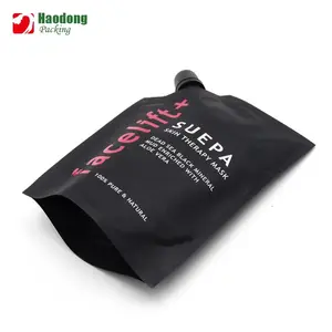 Customized Plastic Laundry Liquid Packaging Bag Stand Up Pouch With Spout