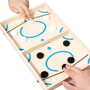 Yeni mancınık satranç ahşap masaüstü Mini hokey masa oyunu <span class=keywords><strong>2</strong></span> oyuncu savaş oyunu aile interaktif oyun oyuncaklar ahşap satranç - Product Image 1