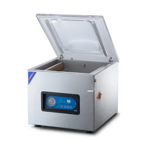 Datas automáticas máquina de embalagem a vácuo Datas colar Câmara única comercial Vacuum Sealer Sealing Machine