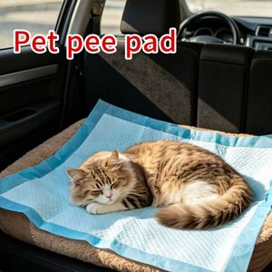 Tapis d'apprentissage pour animaux de compagnie avec attractant intégré, super absorbants, jetables, pour chiots, contrôle des odeurs, faible MOQ - Product Image 3