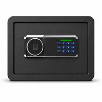 Coffre-fort intelligent SY-214-Z avec panneau de verrouillage électronique et mécanisme solénoïde, contrôle par empreinte digitale Tuya WiFi
