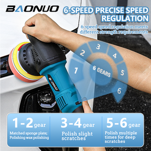 <span class=keywords><strong>Polisseuse</strong></span> orbitale électrique rotative réglable 2800-5800 tr/min pour sols et voitures, machine de polissage et de cirage de qualité industrielle/DIY pour l'entretien automobile - Product Image 3