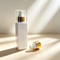 Botol Semprot Lotion Kosmetik PET 120ml 150ml dengan Pompa Semprot Logo Kustom Kemasan Kosong
