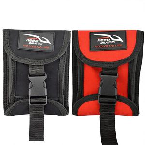 KEEP DIVING 3KG 6.6LBS Diving Double Open Lid Lead Bag <b>Sports</b> Waist Belt <b>Bottle</b> Strap Oxford Cloth Waterproof Unisex BG-981 - Product Image 1