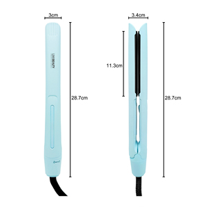<span class=keywords><strong>Lisseur</strong></span> électrique en titane LinkBeauty 360 sans nœuds avec cordon rotatif de 2,5 m pour utilisation en camping-car, avec support espagnol/français, en stock - Product Image 2