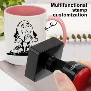 Tampon auto-encreur personnalisé Gooyin Square, tampon auto-encreur personnalisable avec logo/texte, tampon exclusif pour marque de bureau/magasin - Product Image 2