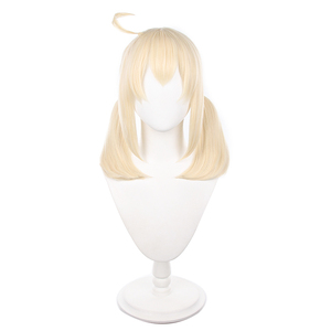 Ainizi, Nueva Llegada, Pelucas de <span class=keywords><strong>Cosplay</strong></span> de <span class=keywords><strong>Klee</strong></span> en Color Oro Leche, Nueva Versión de <span class=keywords><strong>Genshin</strong></span> <span class=keywords><strong>Impact</strong></span> para Mujer - Product Image 2