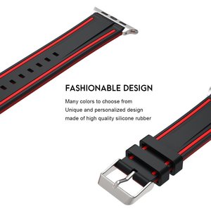 Fashionable <span class=keywords><strong>Watch</strong></span> Style Buckle Silicone Bands To Smart <span class=keywords><strong>Watch</strong></span> For <span class=keywords><strong>Apple</strong></span> <span class=keywords><strong>Watch</strong></span> For Iwatch Band Series <span class=keywords><strong>4</strong></span> - Product Image 5