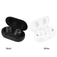 Aides auditives LingDong TWS rechargeables avec batterie Li-on, paire avec étui de charge, taille mini et son clair pour les seniors