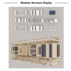 Casa Cápsula Modular de 2 Pisos, Alojamiento Moderno de Lujo para Resorts, <span class=keywords><strong>Habitaciones</strong></span> Cápsula Espaciales para <span class=keywords><strong>Hoteles</strong></span>, Soluciones para Proyectos - Product Image 5