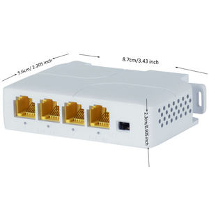 1 In 3 Out 10/100/1000Mb Poe Switch Repeater POE Extender 3 Port - Product Image 2
