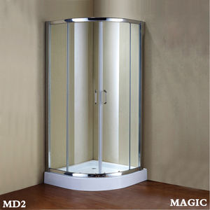 Pabrik Sihir Foshan, Bingkai Aluminium, Kaca Bening Tempered 6Mm/5Mm, Kabin Mandi Arc (80X80,90X90) - Product Image 2