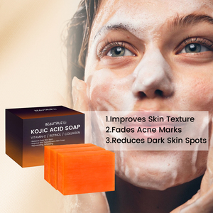 Savon Acide Kojique Original Éclaircissant Peau Nettoyant Visage Barre Blanchissante Hydratante Éclat Naturel Fournisseur - Product Image 3