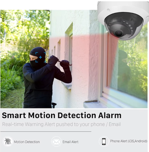 Camera Dome IP POE 8MP 4K chất lượng cao cho an ninh gia đình, camera mạng có dây ngoài trời, tầm nhìn ban đêm hồng ngoại, hệ thống an ninh <span class=keywords><strong>CCTV</strong></span> - Product Image 3