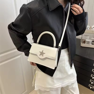 Vendita Diretta di Fabbrica: Elegante <span class=keywords><strong>Borsa</strong></span> a <span class=keywords><strong>Tracolla</strong></span> Quadrata con Motivo a Stella per Donne, Stile Lusso Leggero - Product Image 3