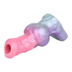 SHAZ Funda de silicona hueca para pene, funda de fantasía, funda flexible para pene, cubierta para pene, potenciador masculino, juguetes sexuales - Product Image 1