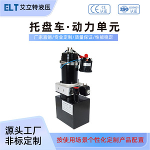 Station hydraulique compacte 24V en acier inoxydable pour transpalette – Groupe hydraulique DC double effet - Product Image 4